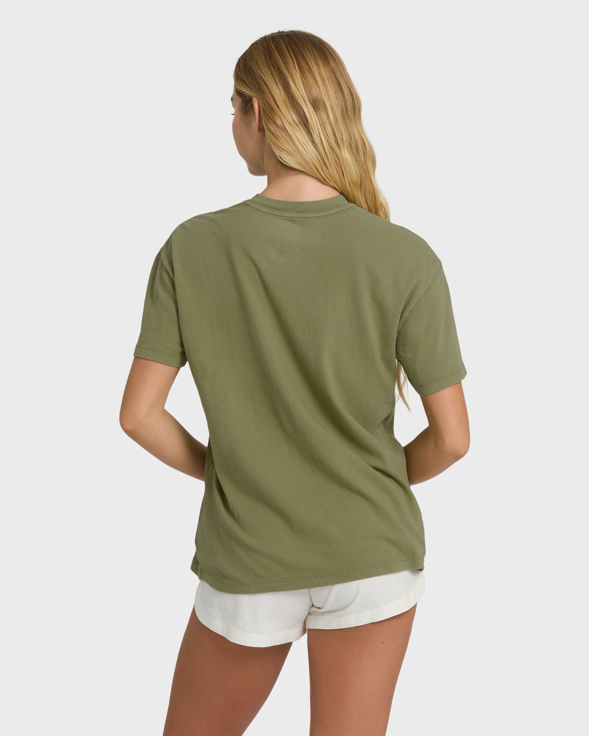 Billabong Flying To The Moon Short Sleeve T-Shirt - Dark Olive