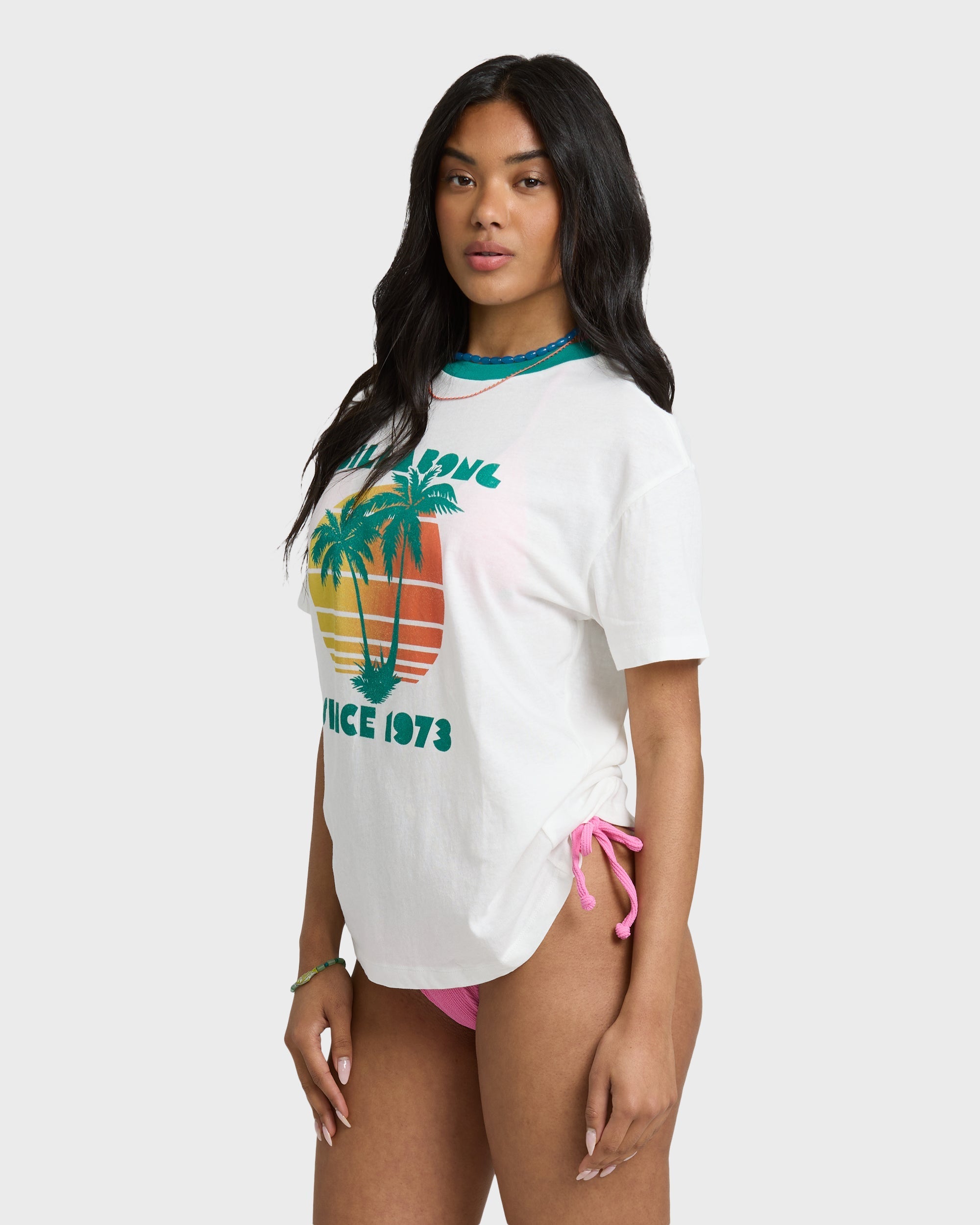 Billabong My Beach Club Short Sleeve T-Shirt - Salt Crystal