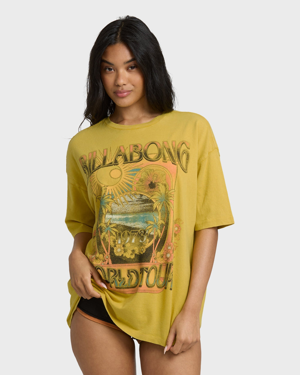 Billabong Between Night And Dawn Short Sleeve T-Shirt - Dark Citron