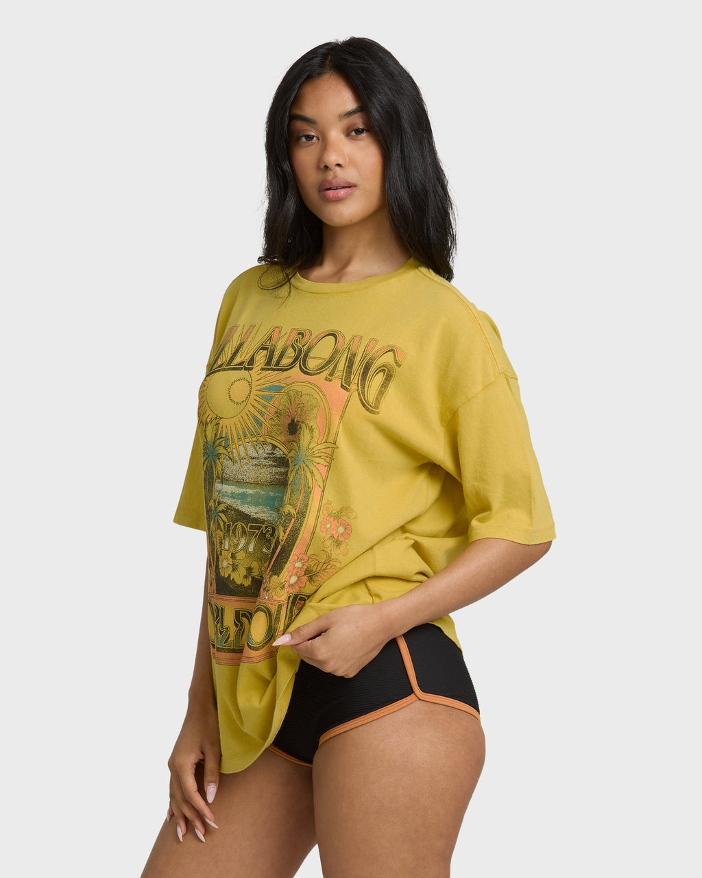 Billabong Between Night And Dawn Short Sleeve T-Shirt - Dark Citron