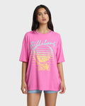 Billabong Every High Tide Short Sleeve T-Shirt - Guava