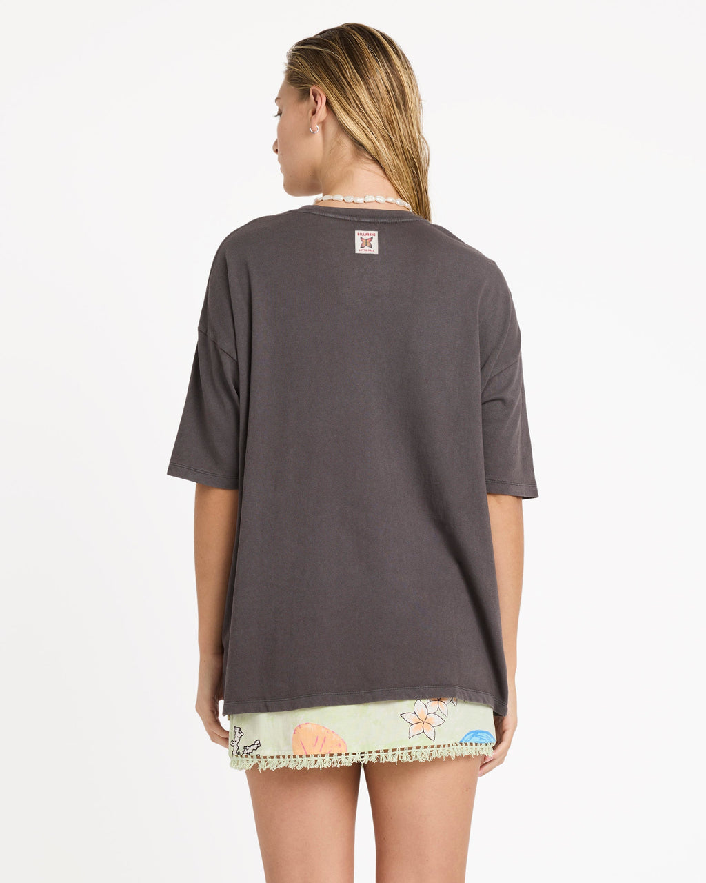 Billabong Lottie Hall Short Sleeve T-Shirt - Off Black