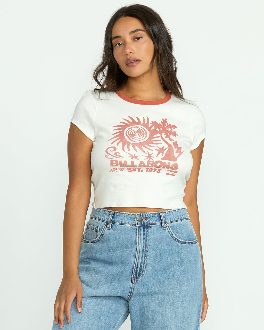 Billabong Electric Feeling Tee - Salt Crystal
