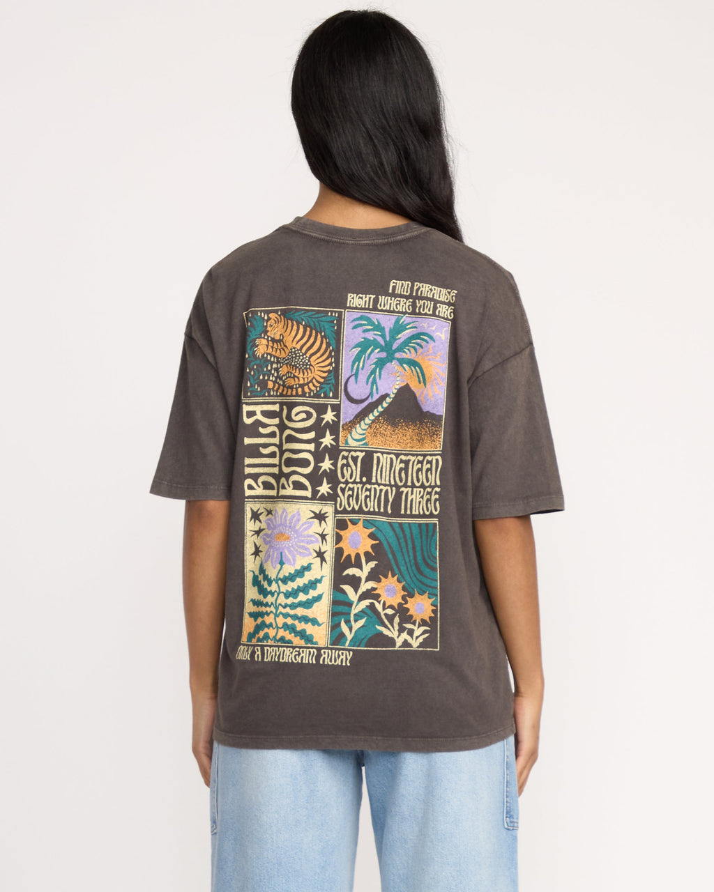Billabong Daydream Away T-Shirt - Off Black