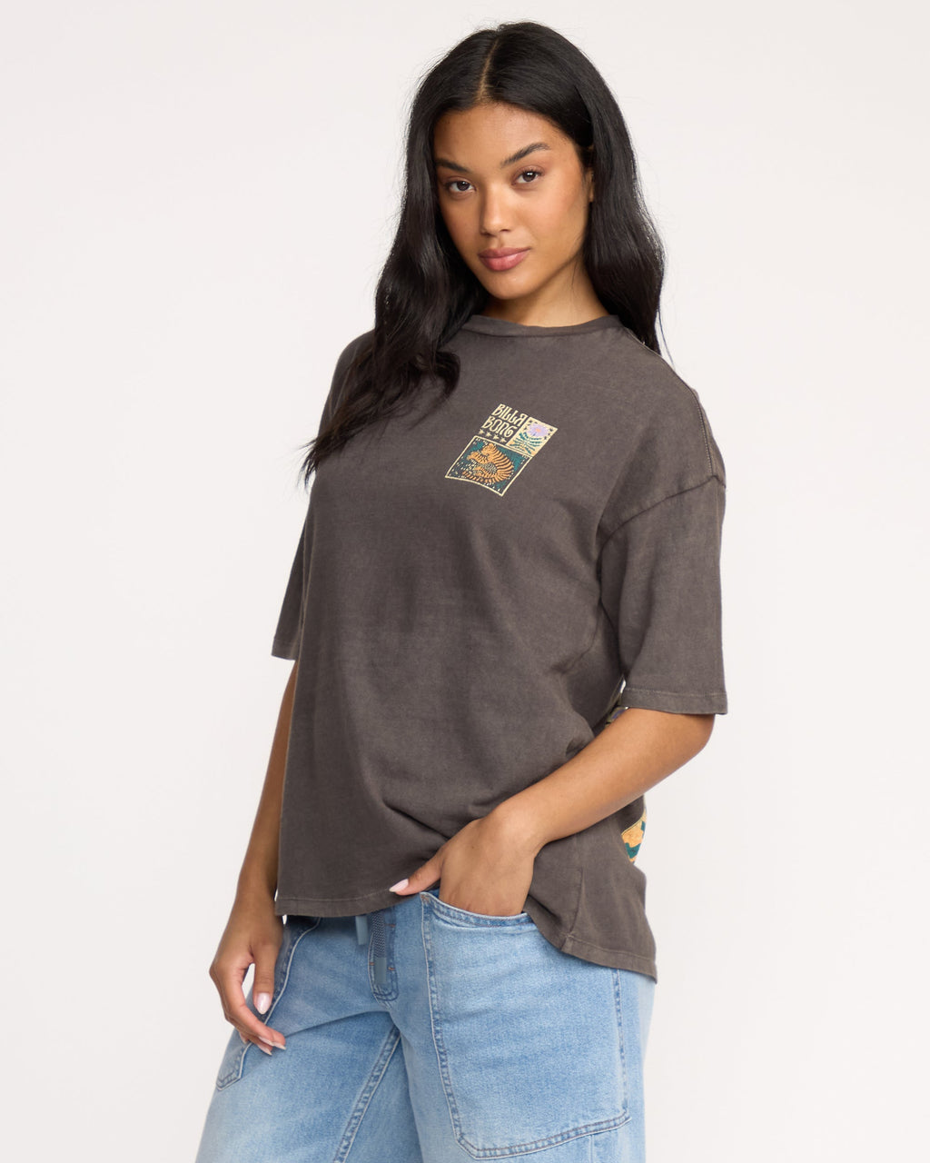 Billabong Daydream Away T-Shirt - Off Black