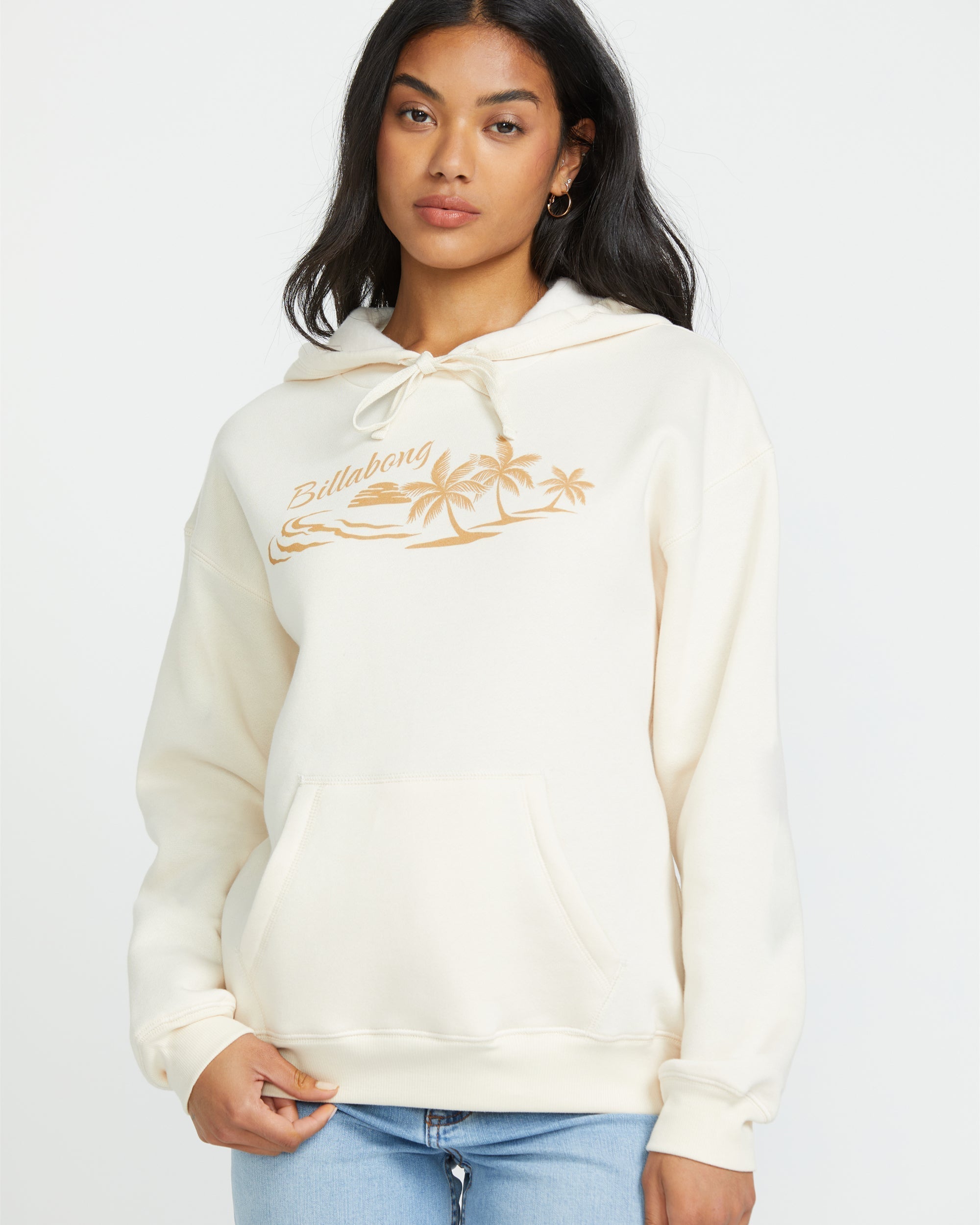Billabong Beach Tropics Po Hoodie - Whitecap