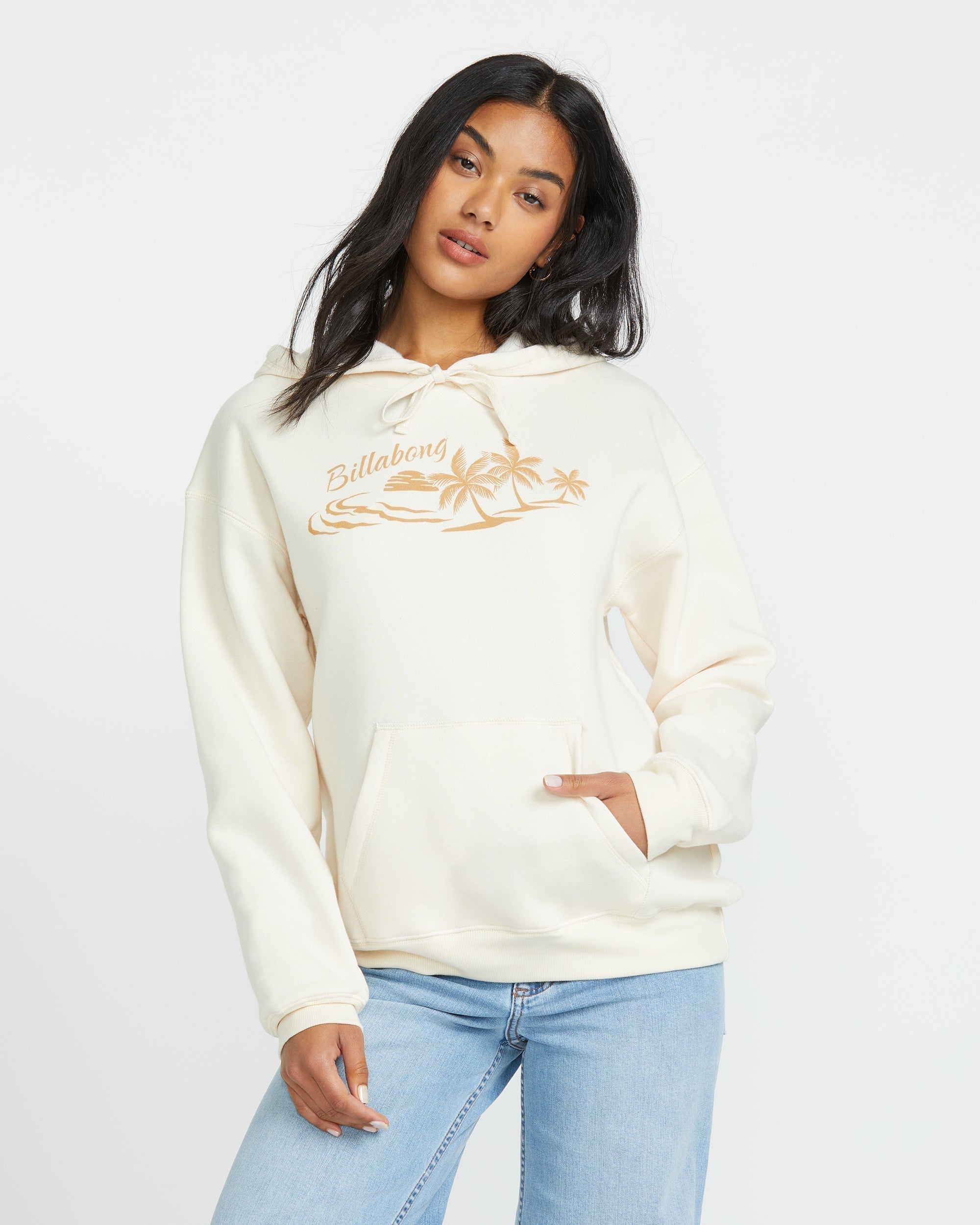 Billabong Beach Tropics Po Hoodie - Whitecap