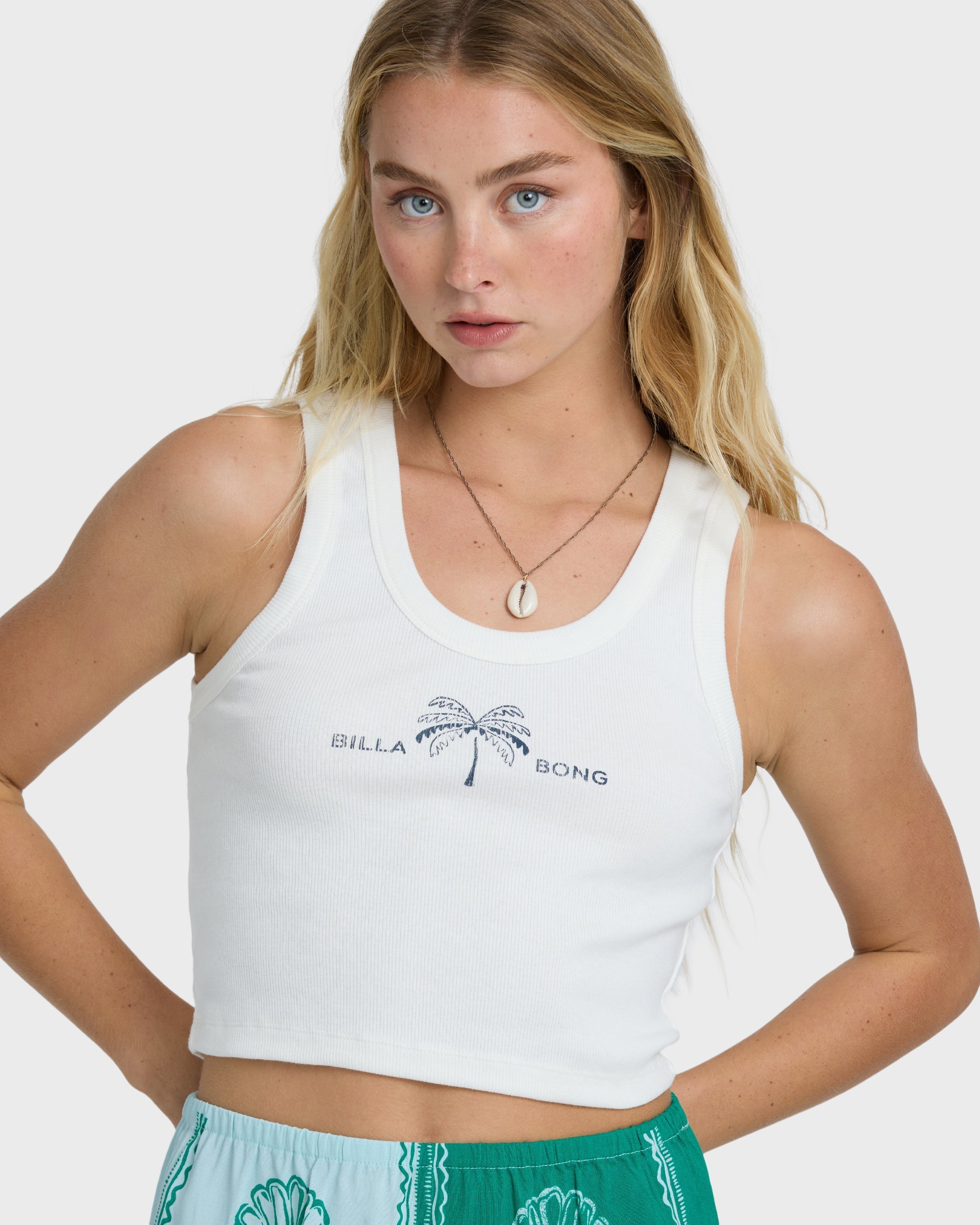 Billabong Grab Some Shade Tank - Salt Crystal
