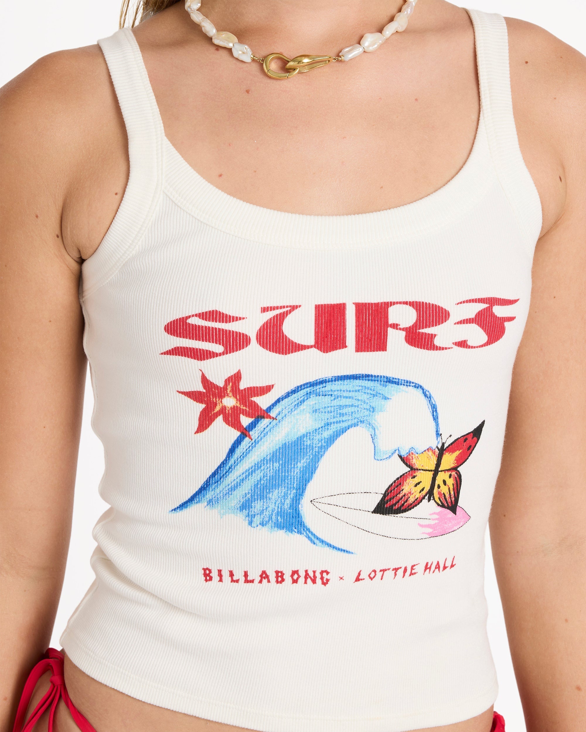 Billabong Lottie Hall Tank - Salt Crystal