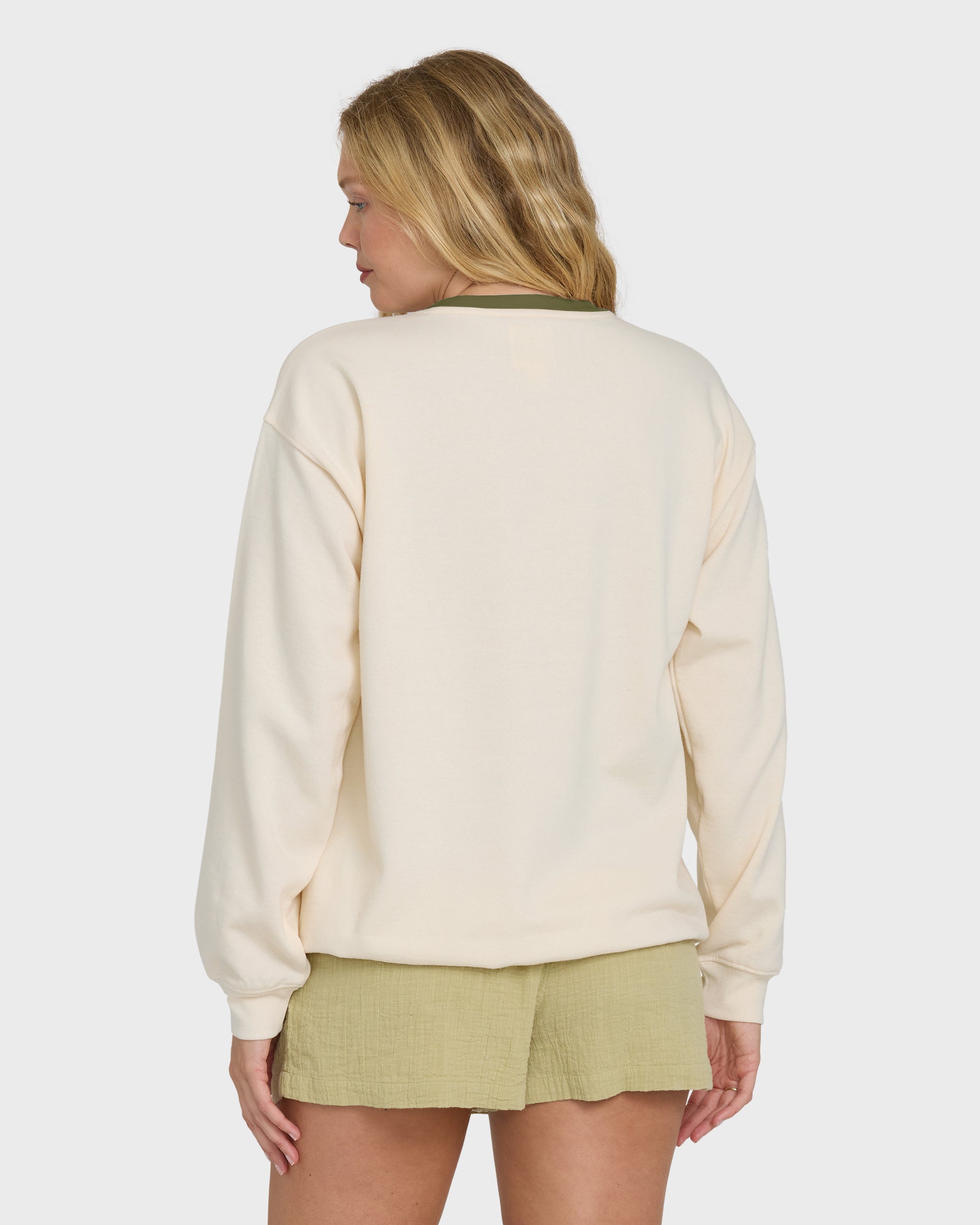 Billabong Freshest Things Crewneck Sweatshirt - White Cap