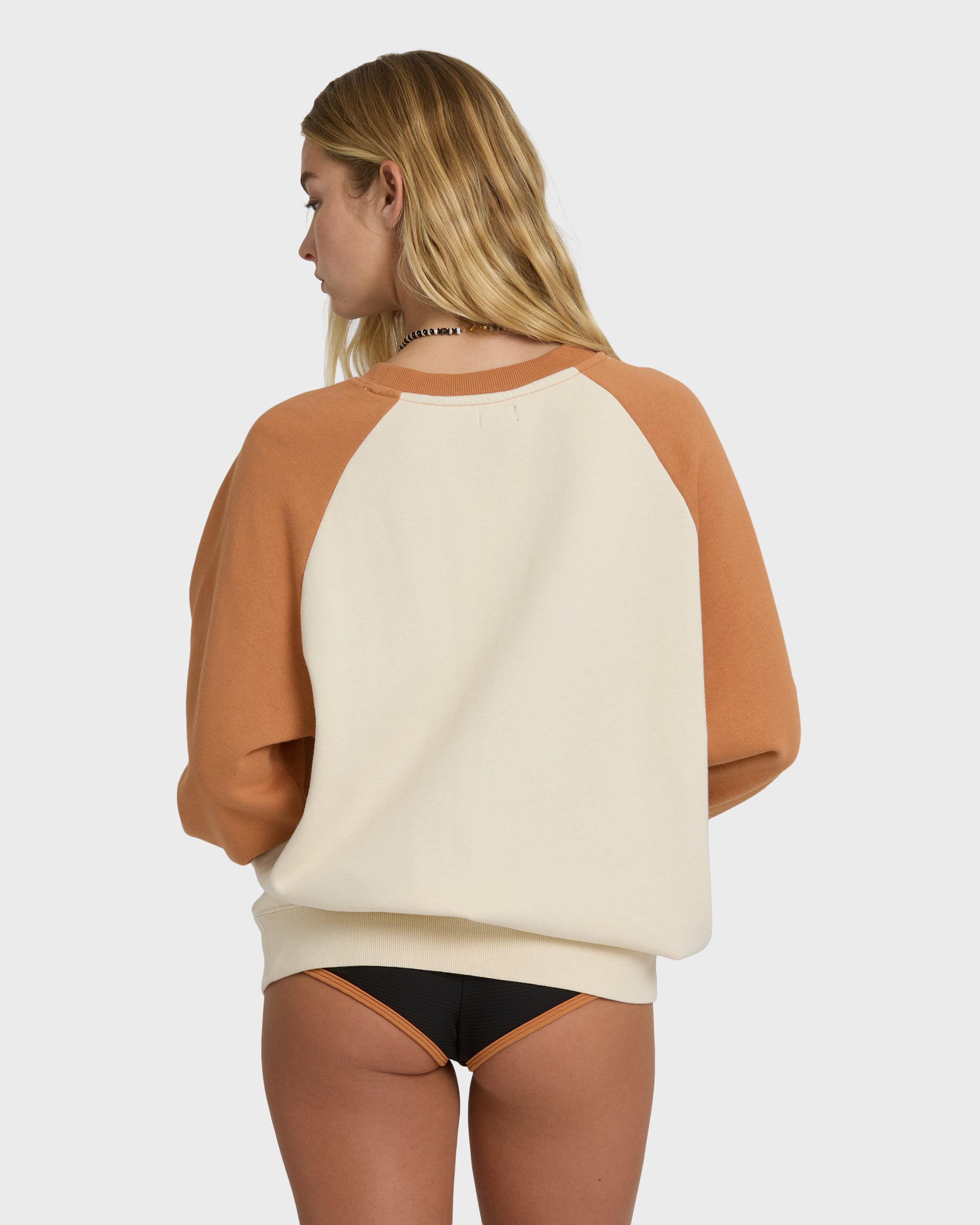 Billabong Blissed Out Crewneck Sweatshirt - Caramel Cafe