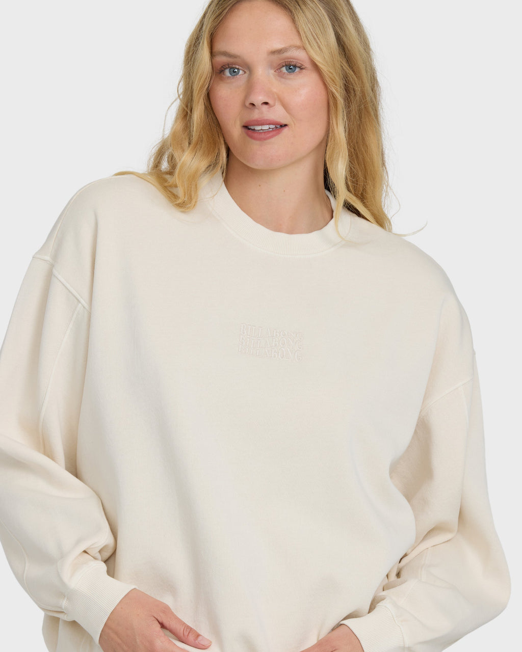 Billabong Bleached Out Kendal Crewneck Sweatshirt - Vanilla