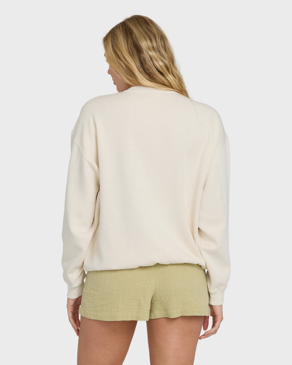 Billabong Bleached Out Kendal Crewneck Sweatshirt - Vanilla
