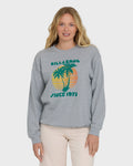 Billabong My Fave Beach Crewneck Sweatshirt - Heather Gray