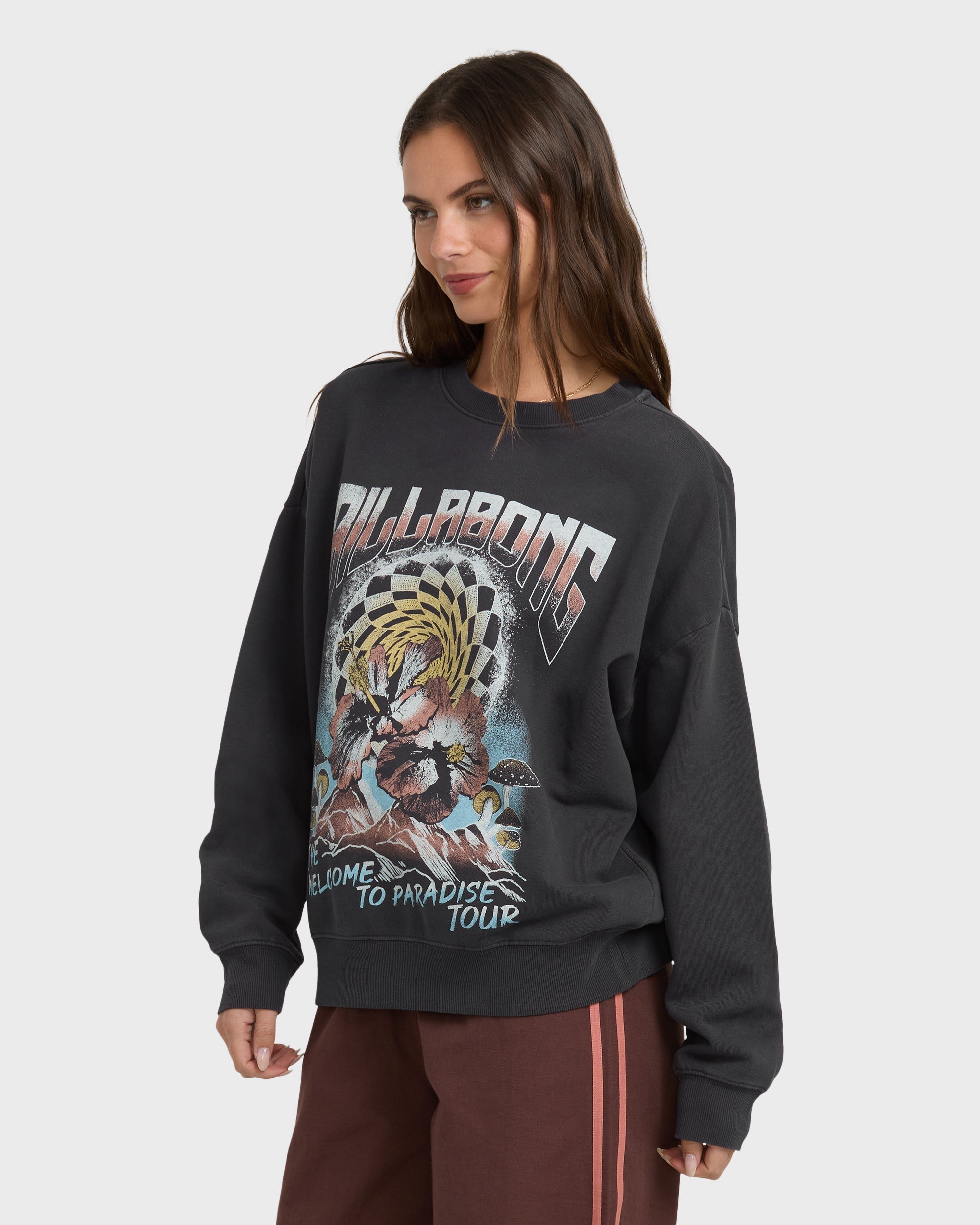 Billabong Echo Crewneck Sweatshirt - Black