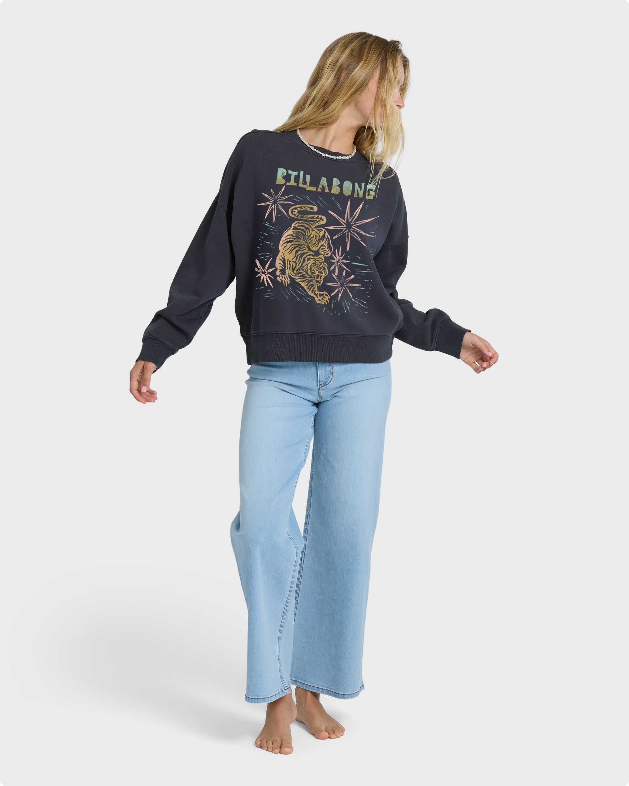 Billabong Echo Crewneck Sweatshirt - Black Sands