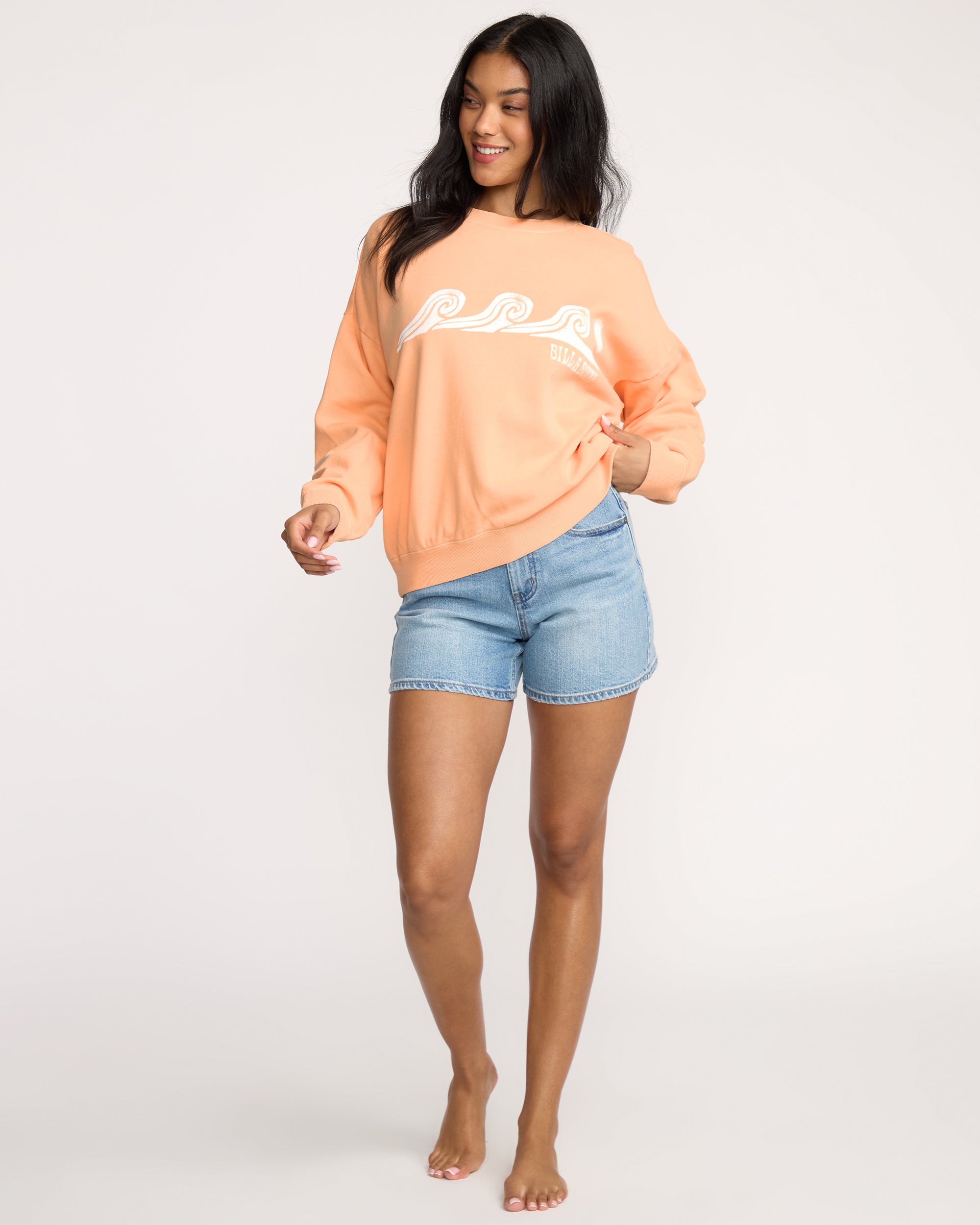 Billabong Echo Crewneck Sweatshirt - Sunstone