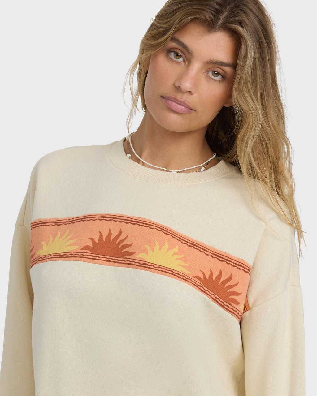 Billabong Echo Crewneck Sweatshirt - Whitecap
