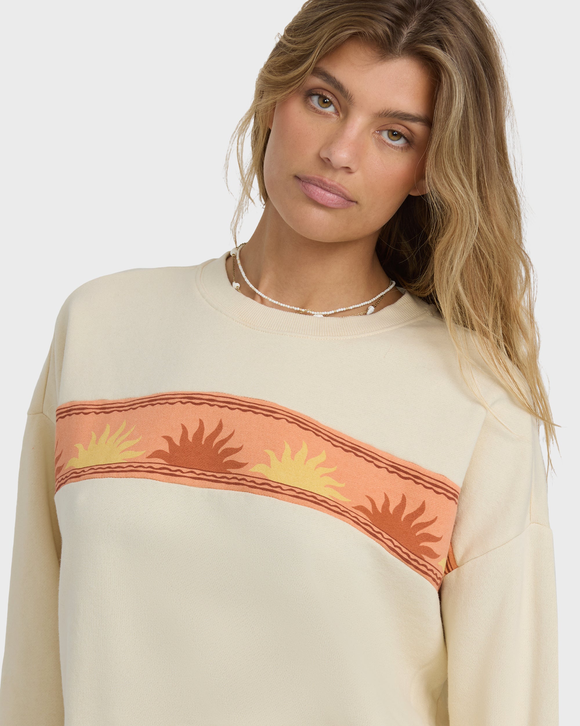 Billabong Echo Crewneck Sweatshirt - Whitecap