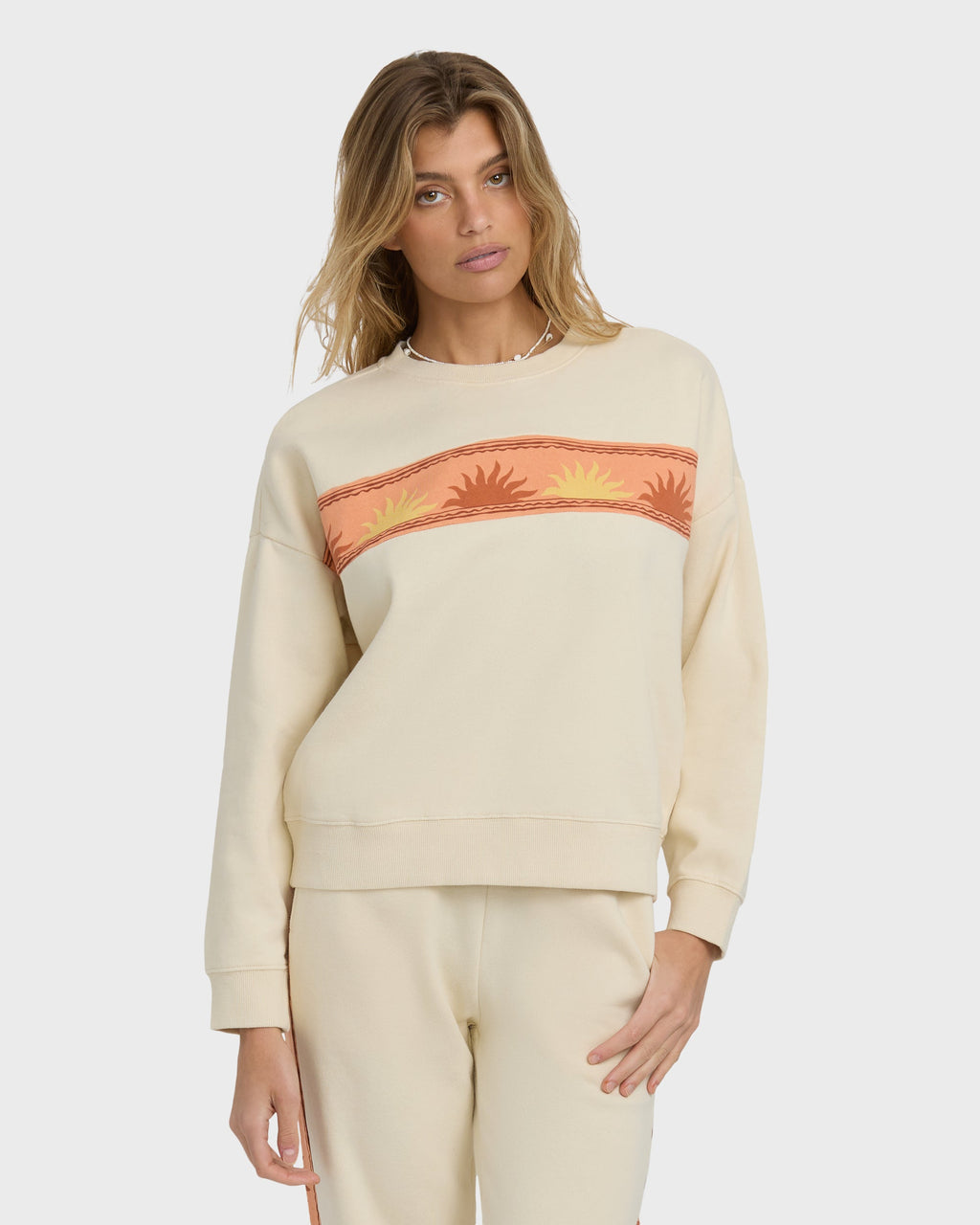 Billabong Echo Crewneck Sweatshirt - Whitecap