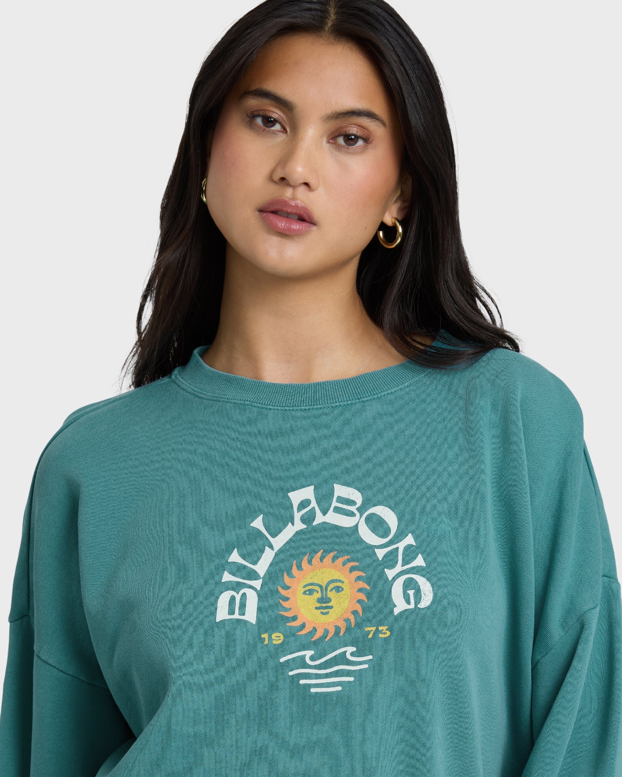 Billabong Echo Crewneck Sweatshirt - Bay Blue