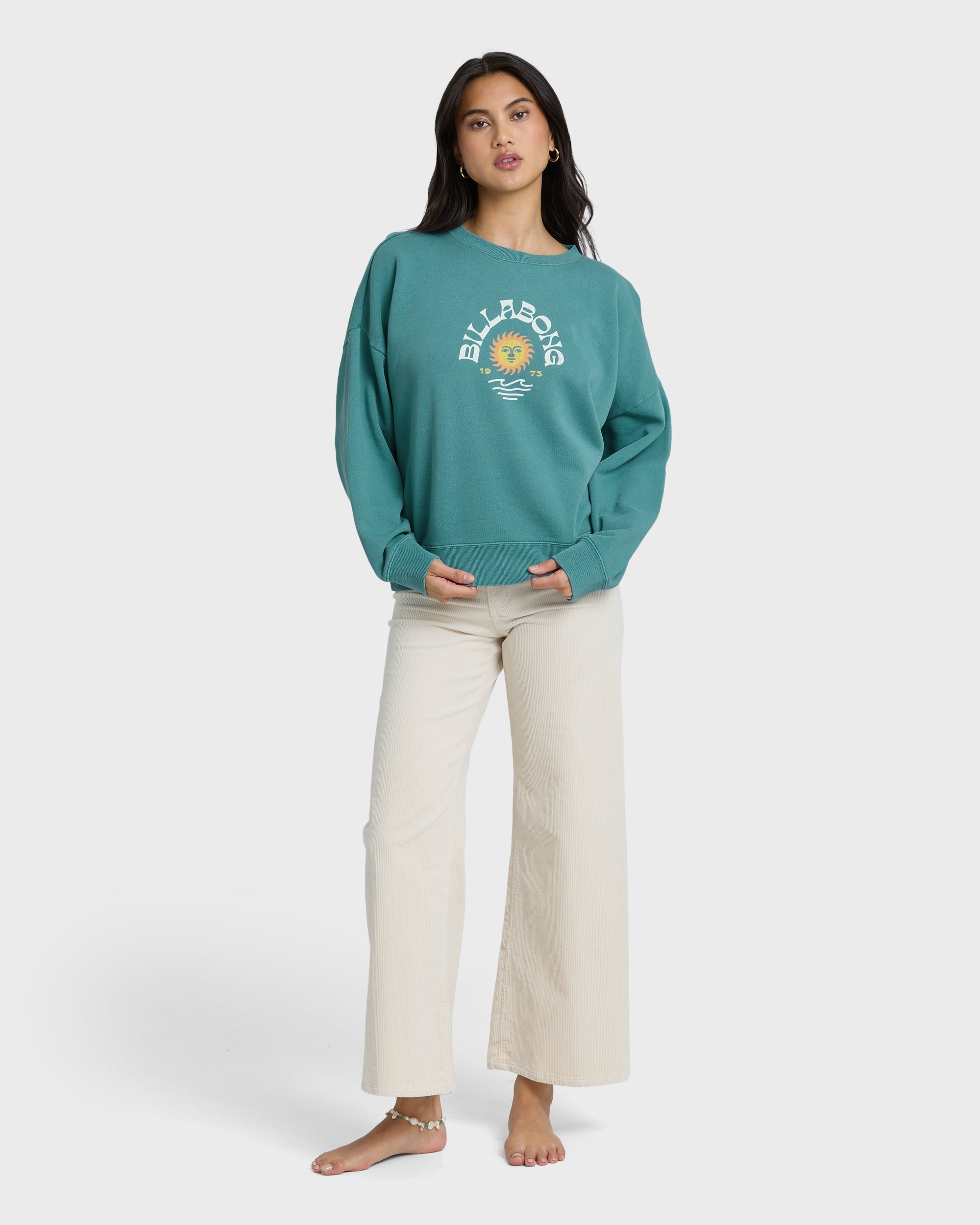 Billabong Echo Crewneck Sweatshirt - Bay Blue