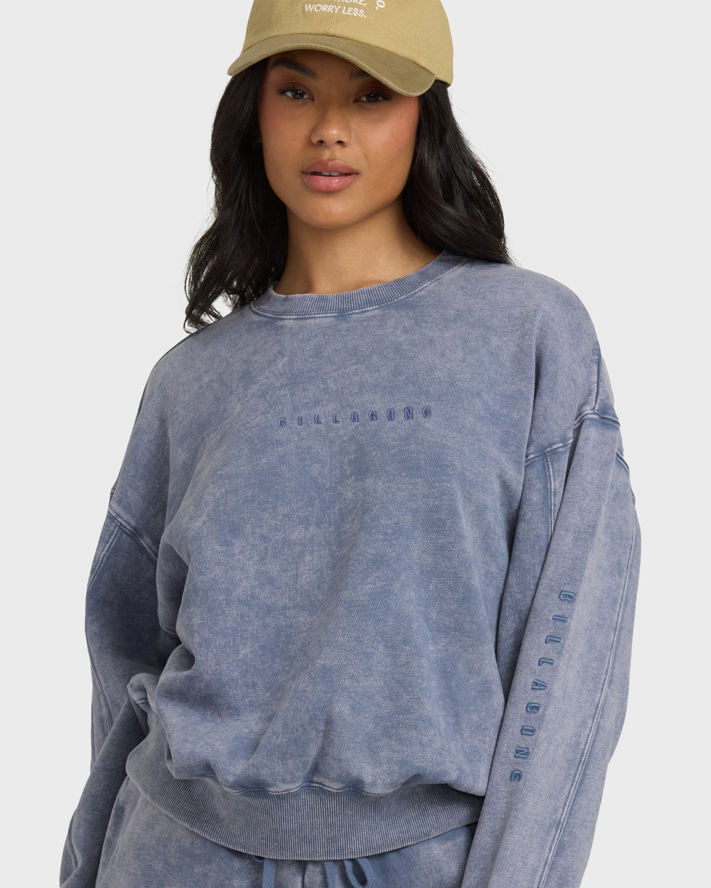 Billabong Saltwashed Kendal Crewneck Sweatshirt - Stone Blue