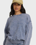 Billabong Saltwashed Kendal Crewneck Sweatshirt - Stone Blue