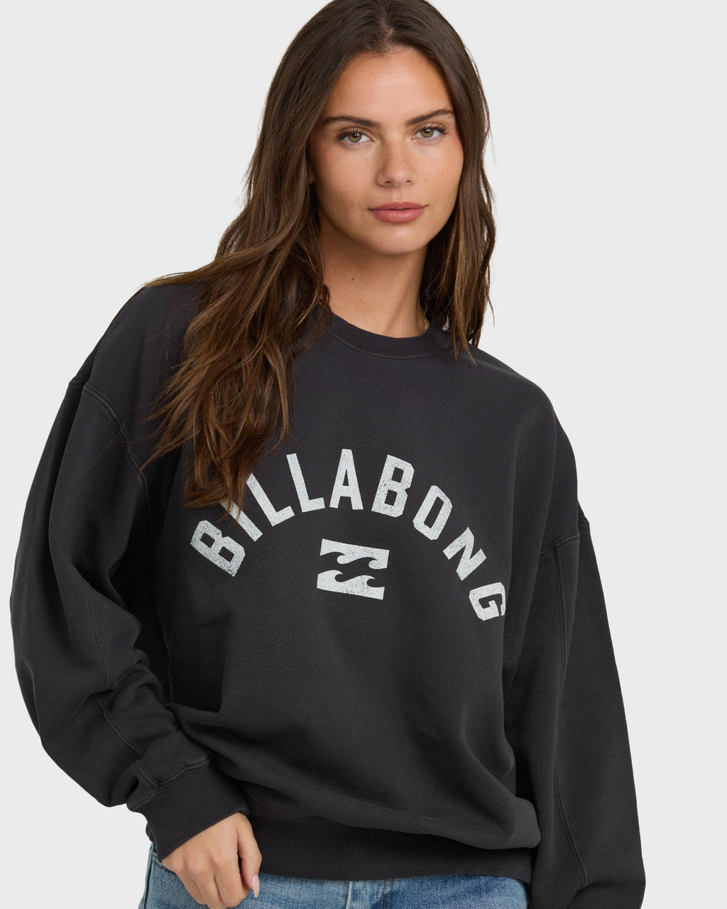 Billabong Mono Aloha Kendal Crewneck Sweatshirt - Black Sands