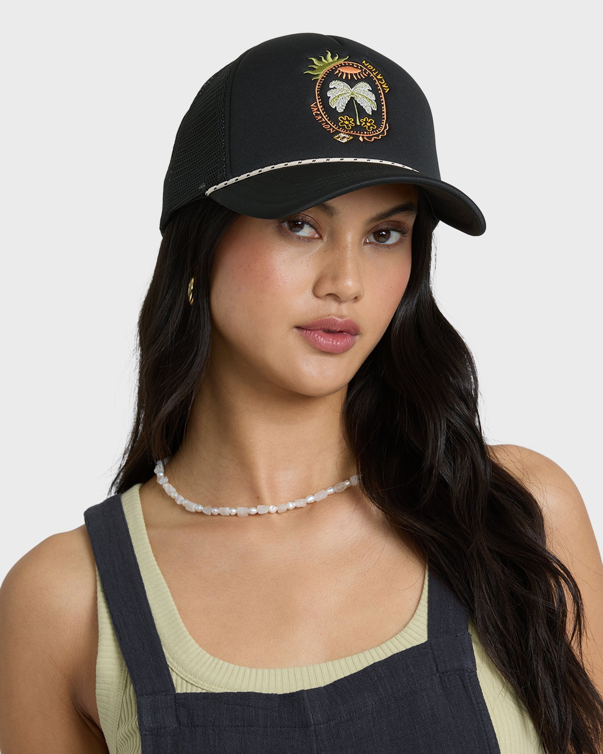 Billabong Grandpa Trucker Hat - Off Black