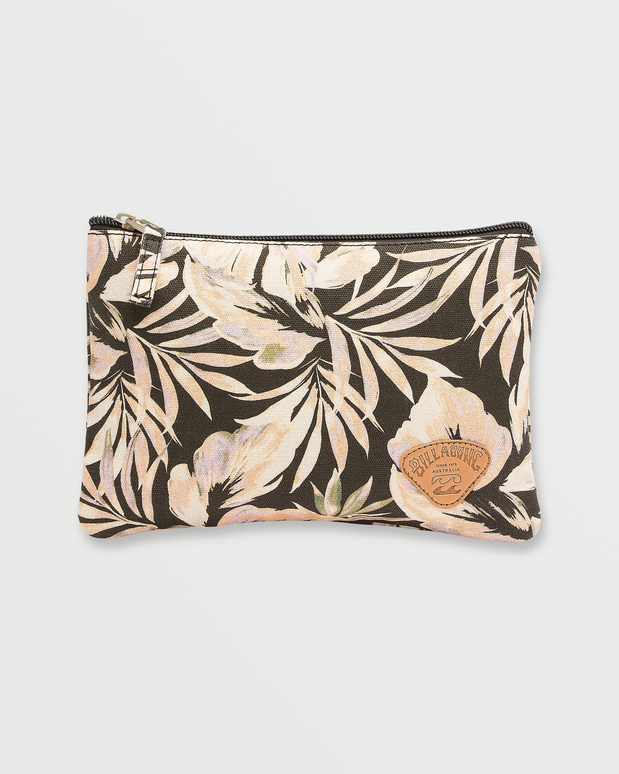 Billabong Lil Snitch Zip Pouch - Black Floral
