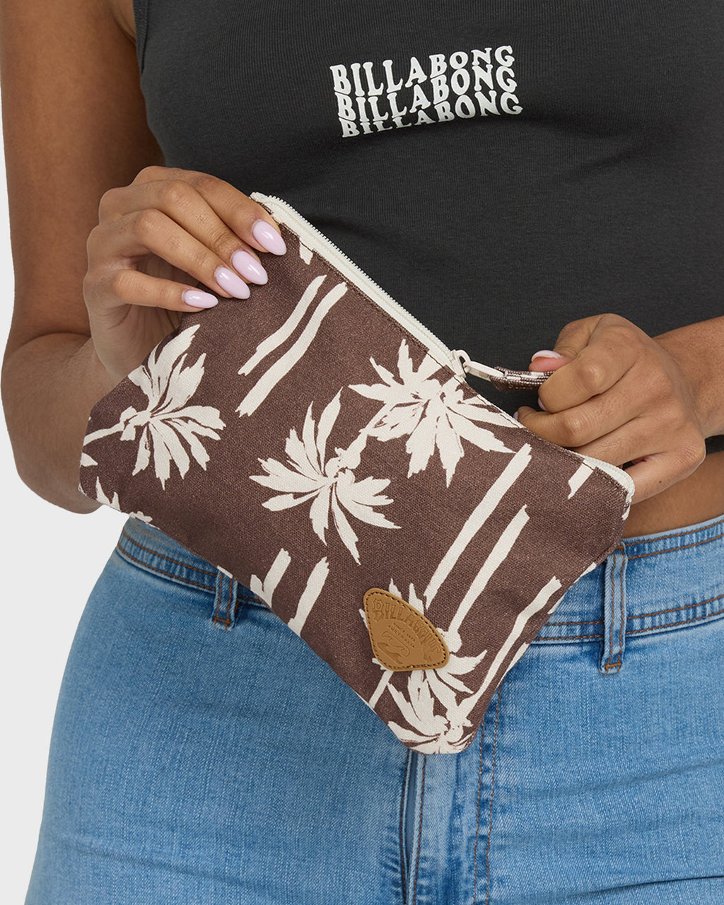 Billabong Lil Snitch Zip Pouch - Nutmeg