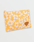 Billabong Lil Snitch Zip Pouch - Golden Peach