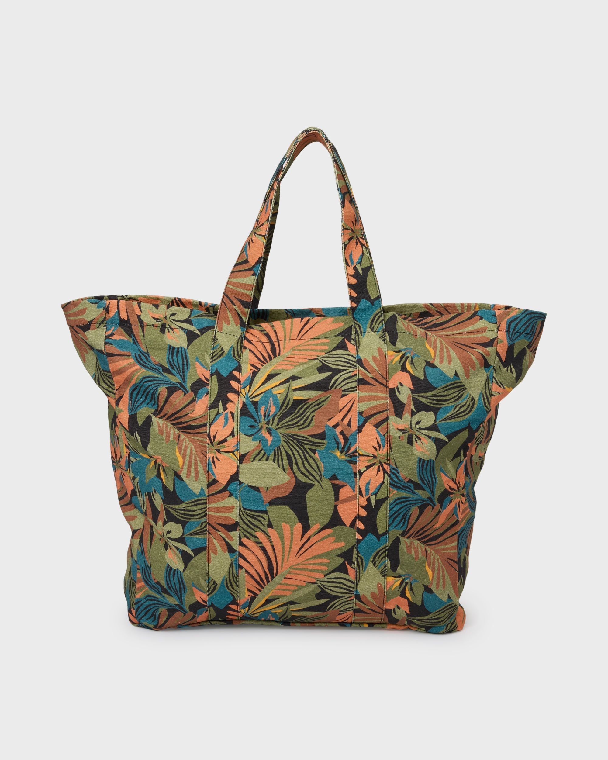 Billabong Poppins Playa Zip Top Tote - Black Multi