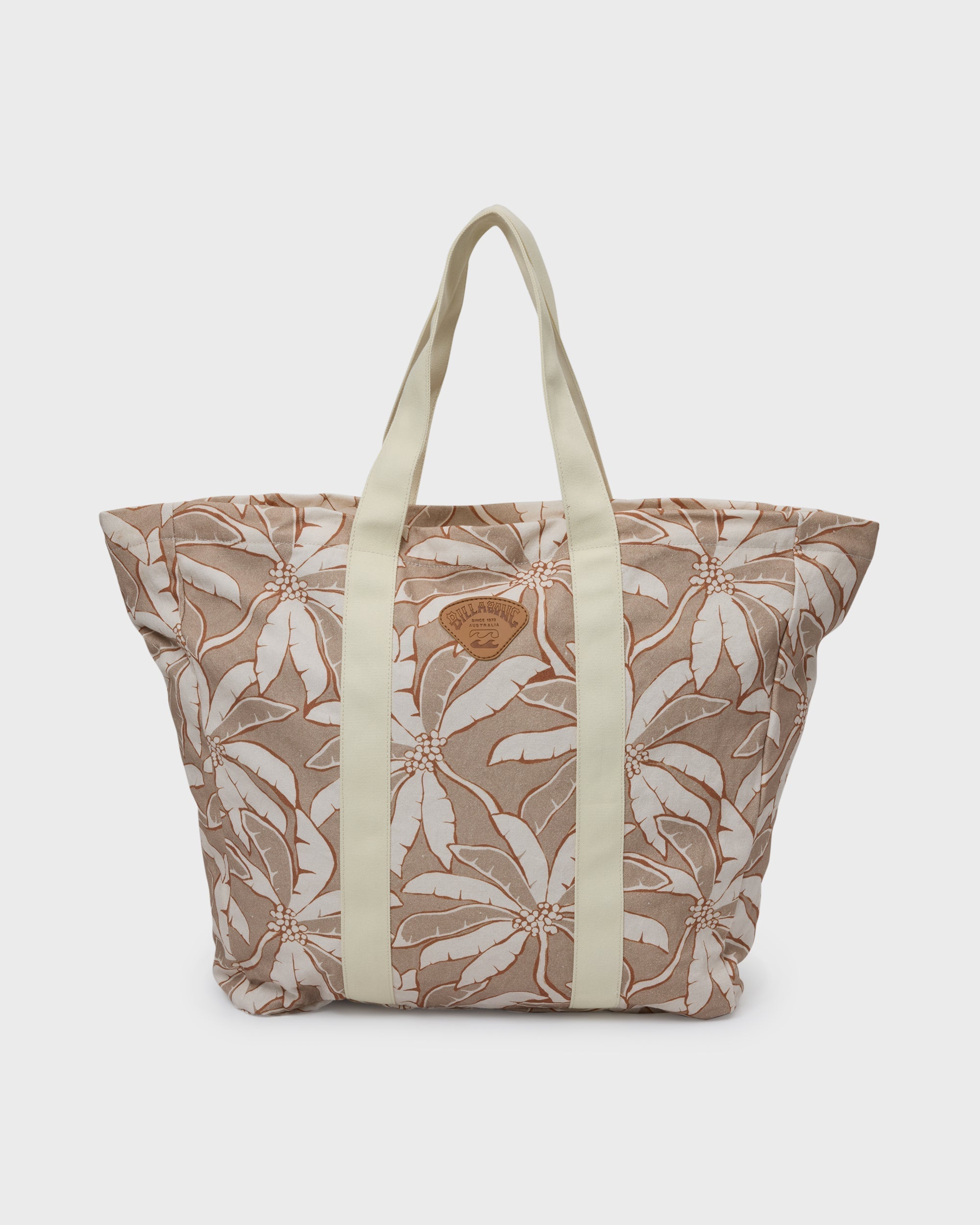 Billabong Poppins Playa Zip Top Tote - Stone