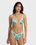 Billabong Last Summer Mini Slide Triangle Bikini Top - Ocean Spray