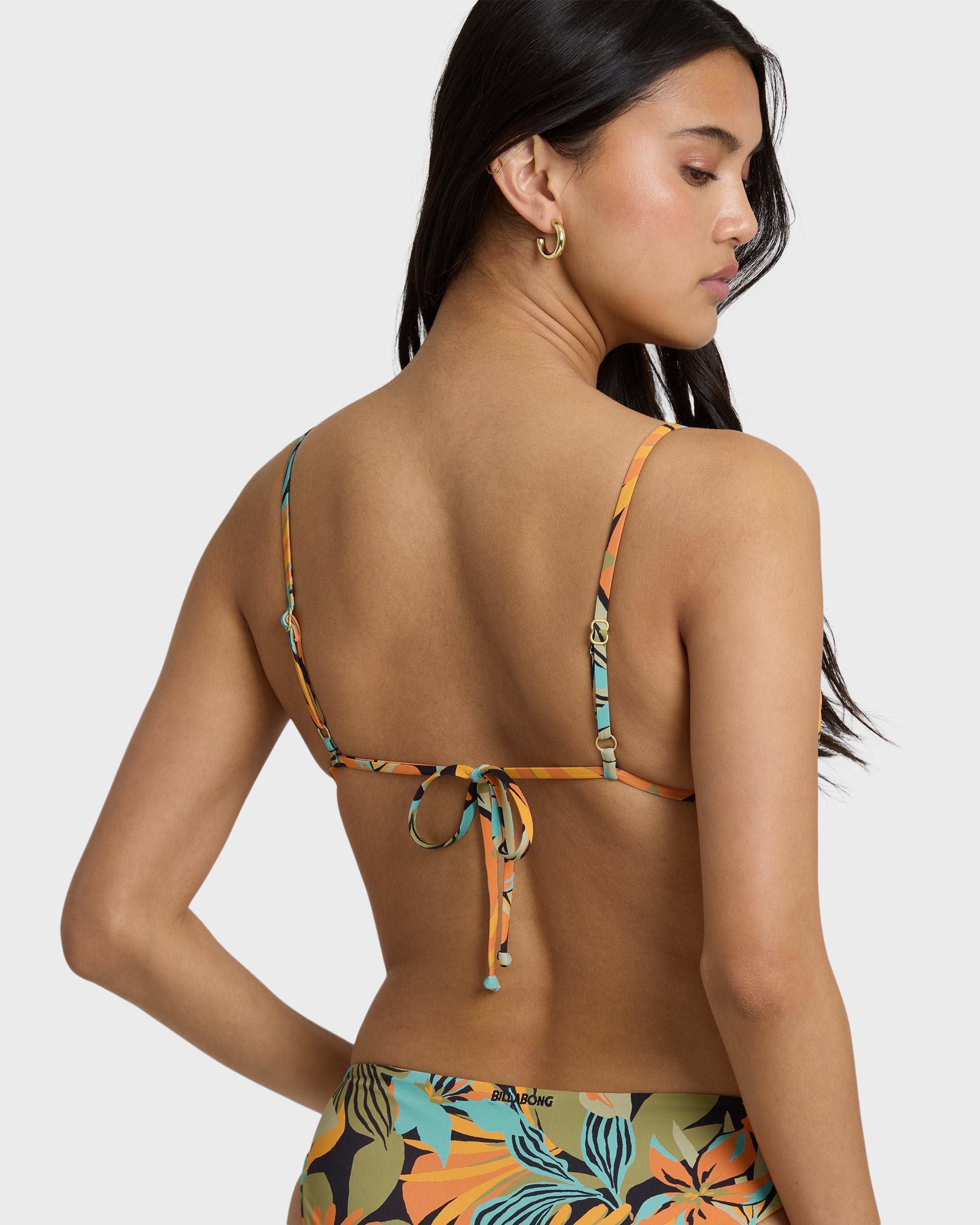 Billabong Des Tropiques Talia Underwire Bikini Top - Black Multi