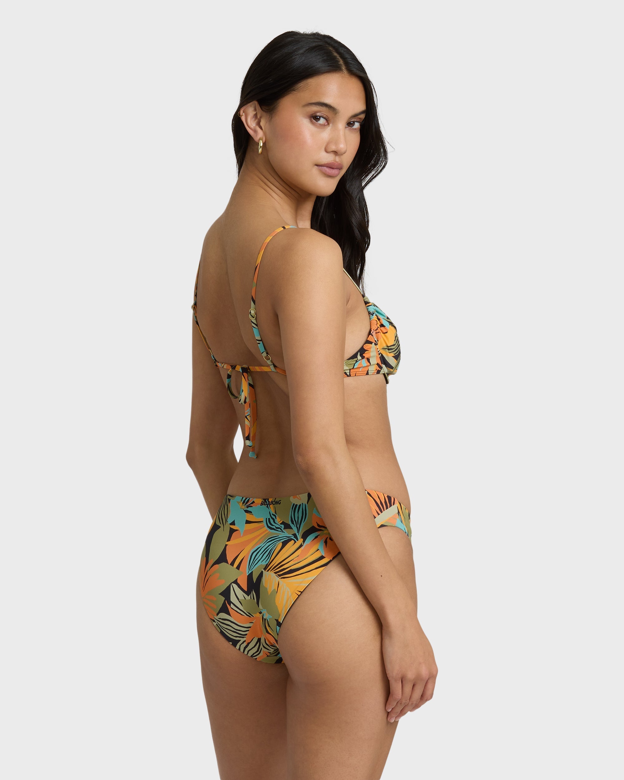 Billabong Des Tropiques Talia Underwire Bikini Top - Black Multi