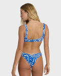 Billabong Le Love V Hike Skimpy Bikini Bottom - True Blue