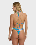 Billabong Agua Flores Sunni Tiny Bikini Bottom - Blue Multi