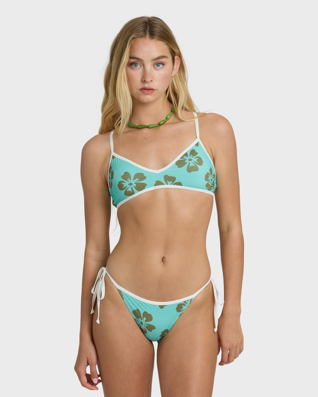Billabong Last Summer Tie-side Tropic Medium Bikini Bottom - Ocean Spray