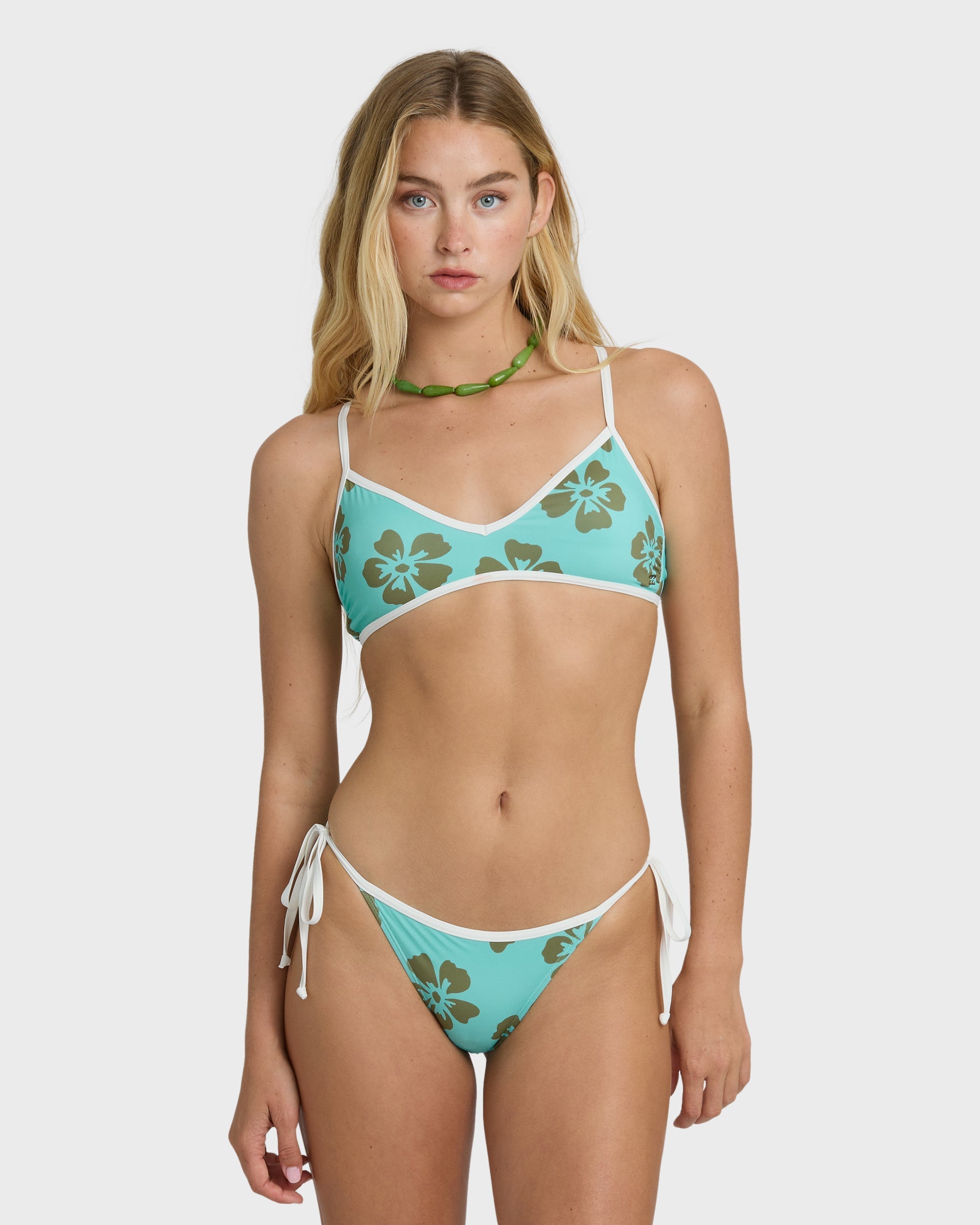 Billabong Last Summer Tie-side Tropic Medium Bikini Bottom - Ocean Spray