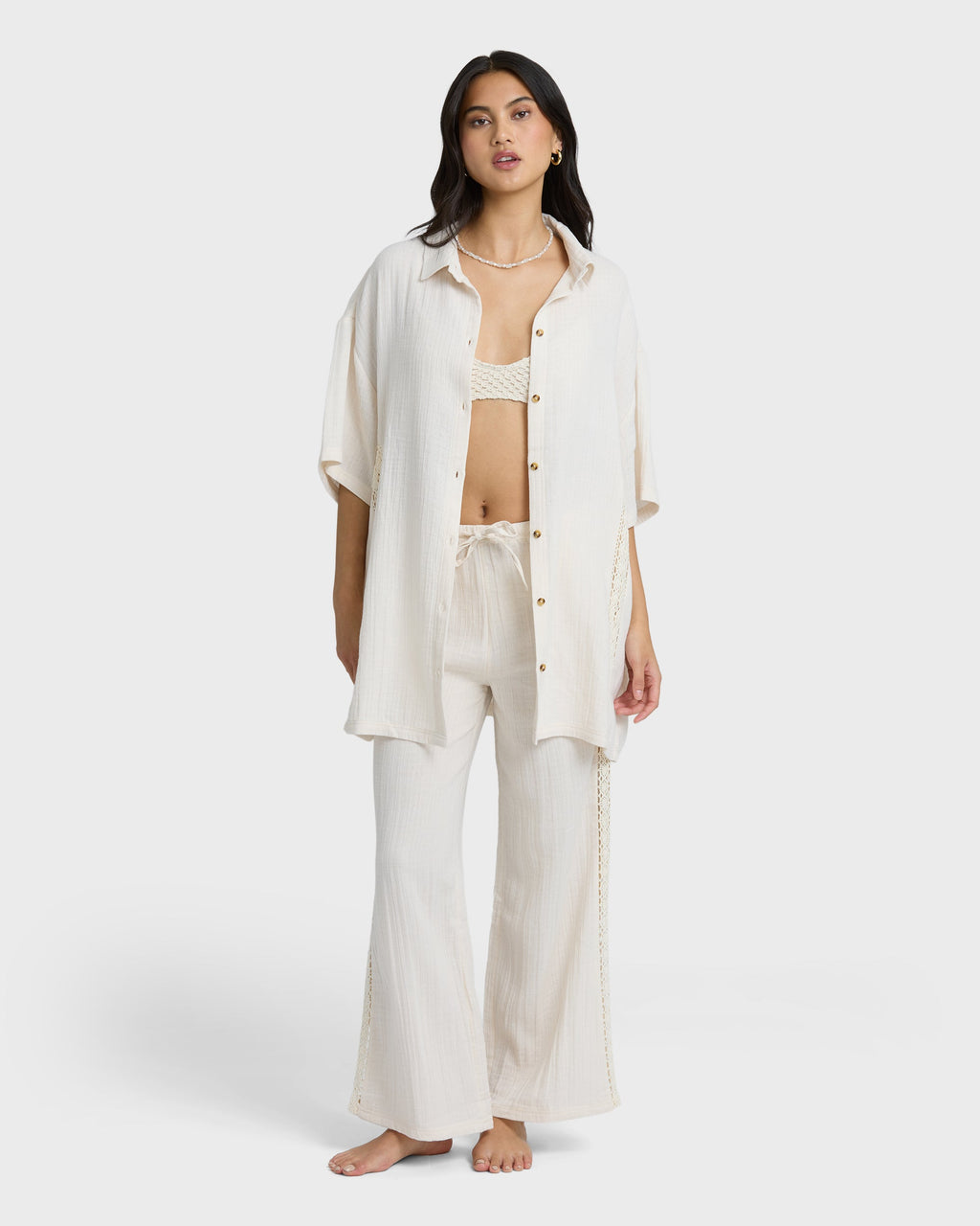 Billabong Feelin Fine Pants - White Cap