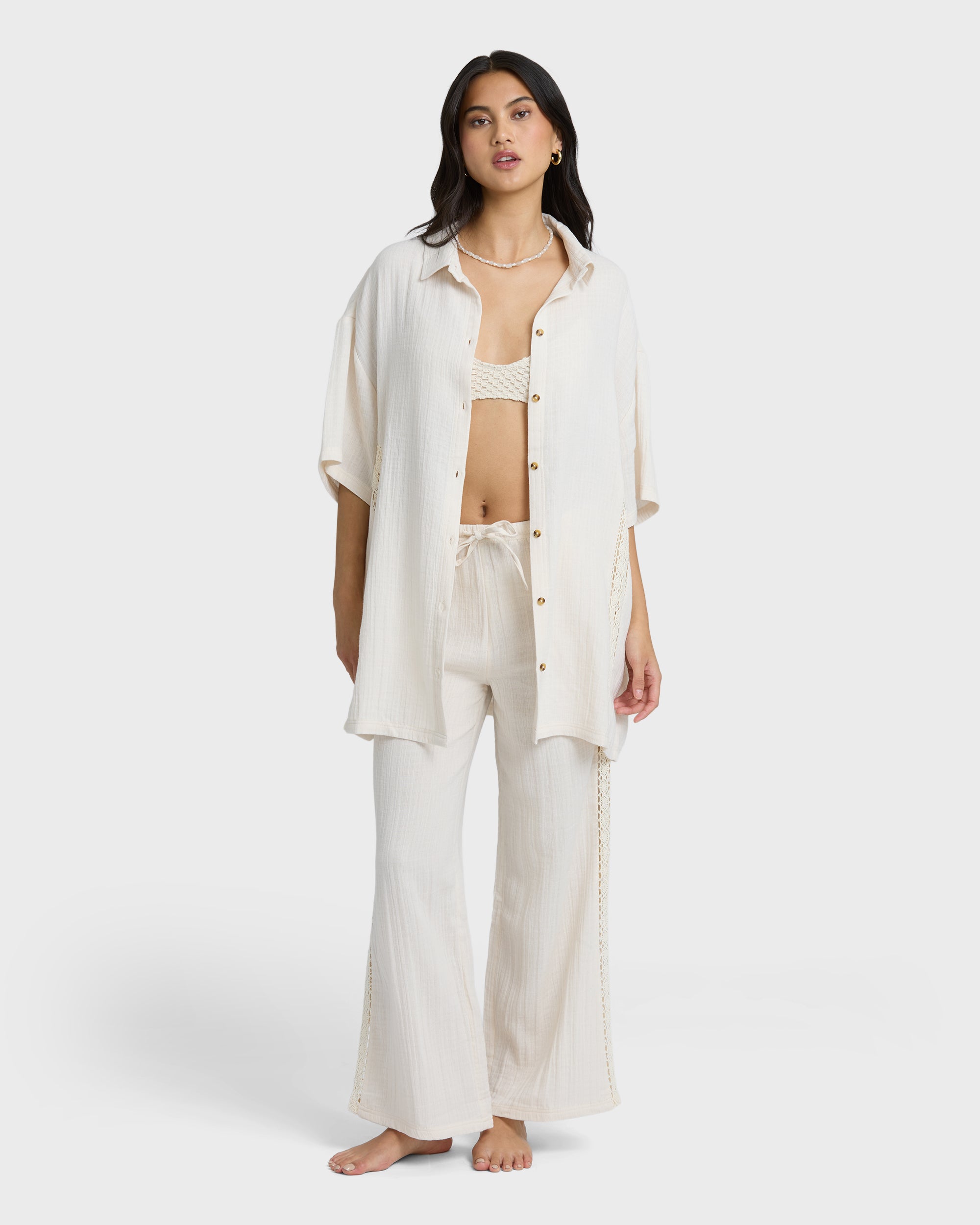 Billabong Feelin Fine Pants - White Cap