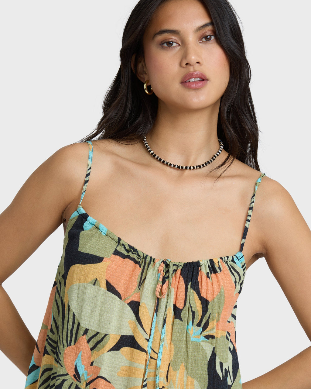 Billabong Beach Song Printed Mini Dress - Black Multi