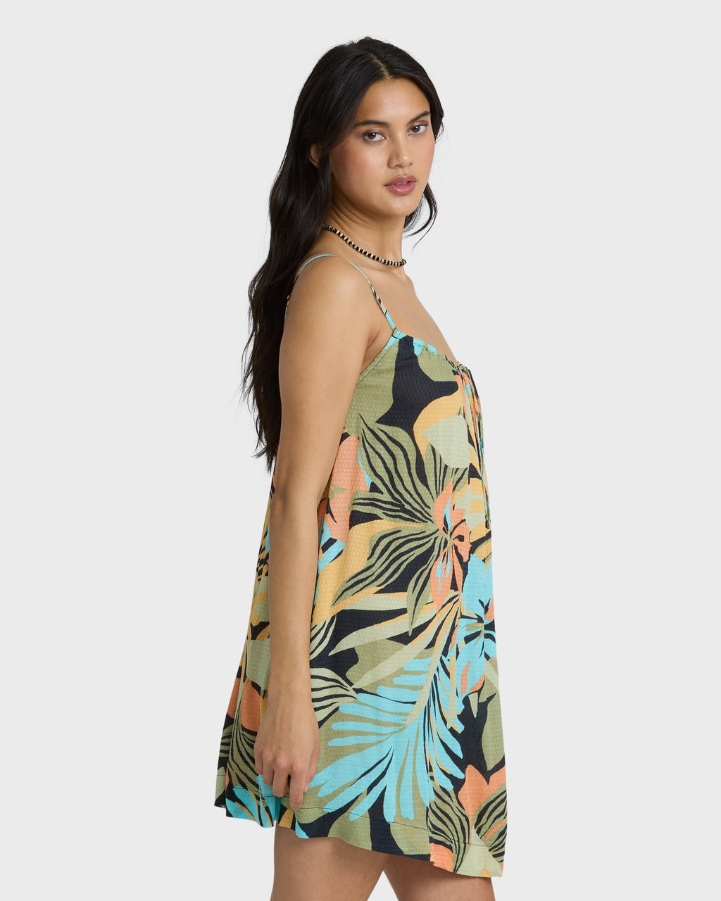 Billabong Beach Song Printed Mini Dress - Black Multi