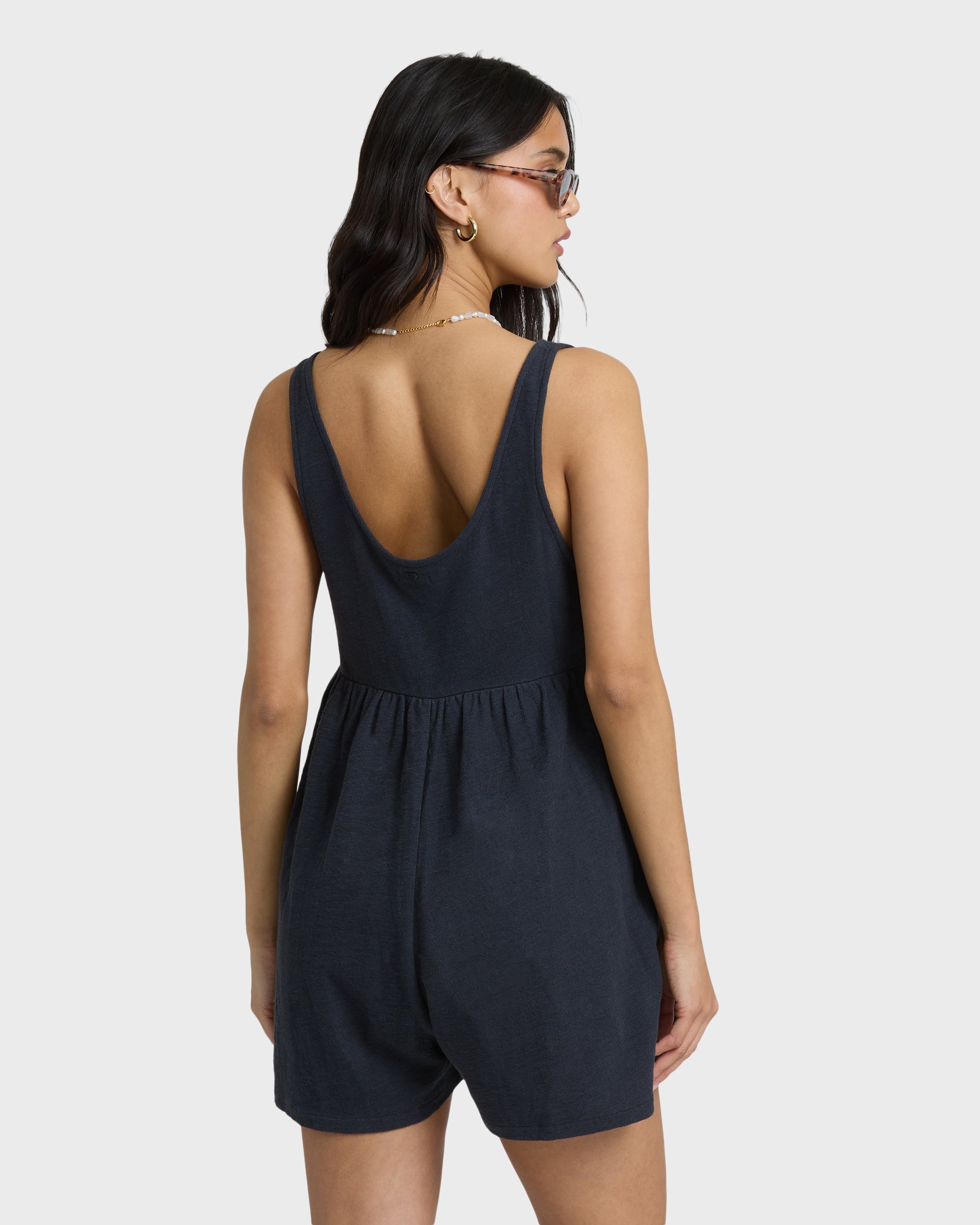 Billabong Easy Does It Romper - Black Sands