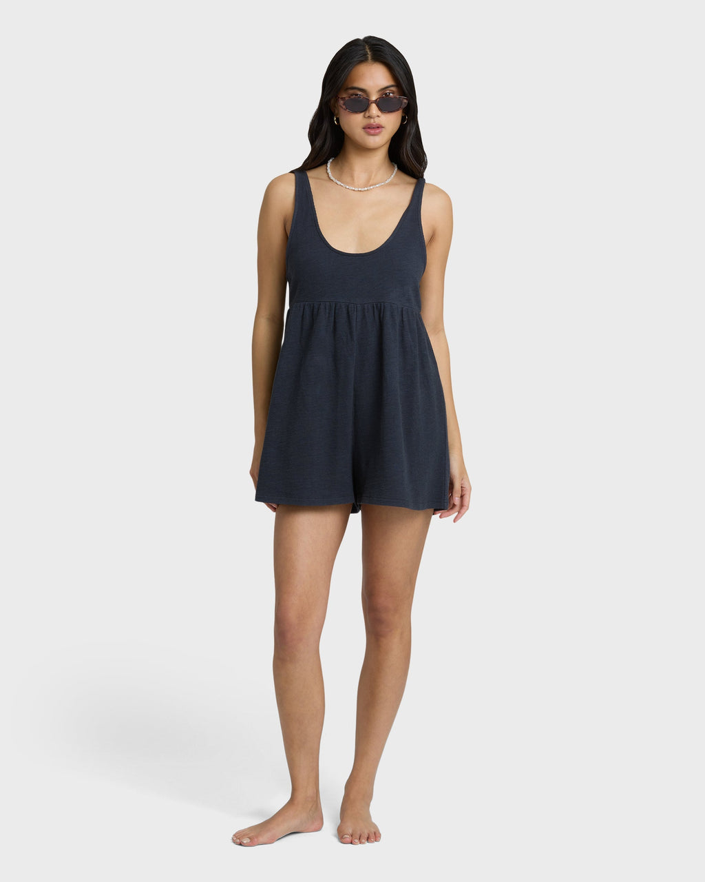 Billabong Easy Does It Romper - Black Sands