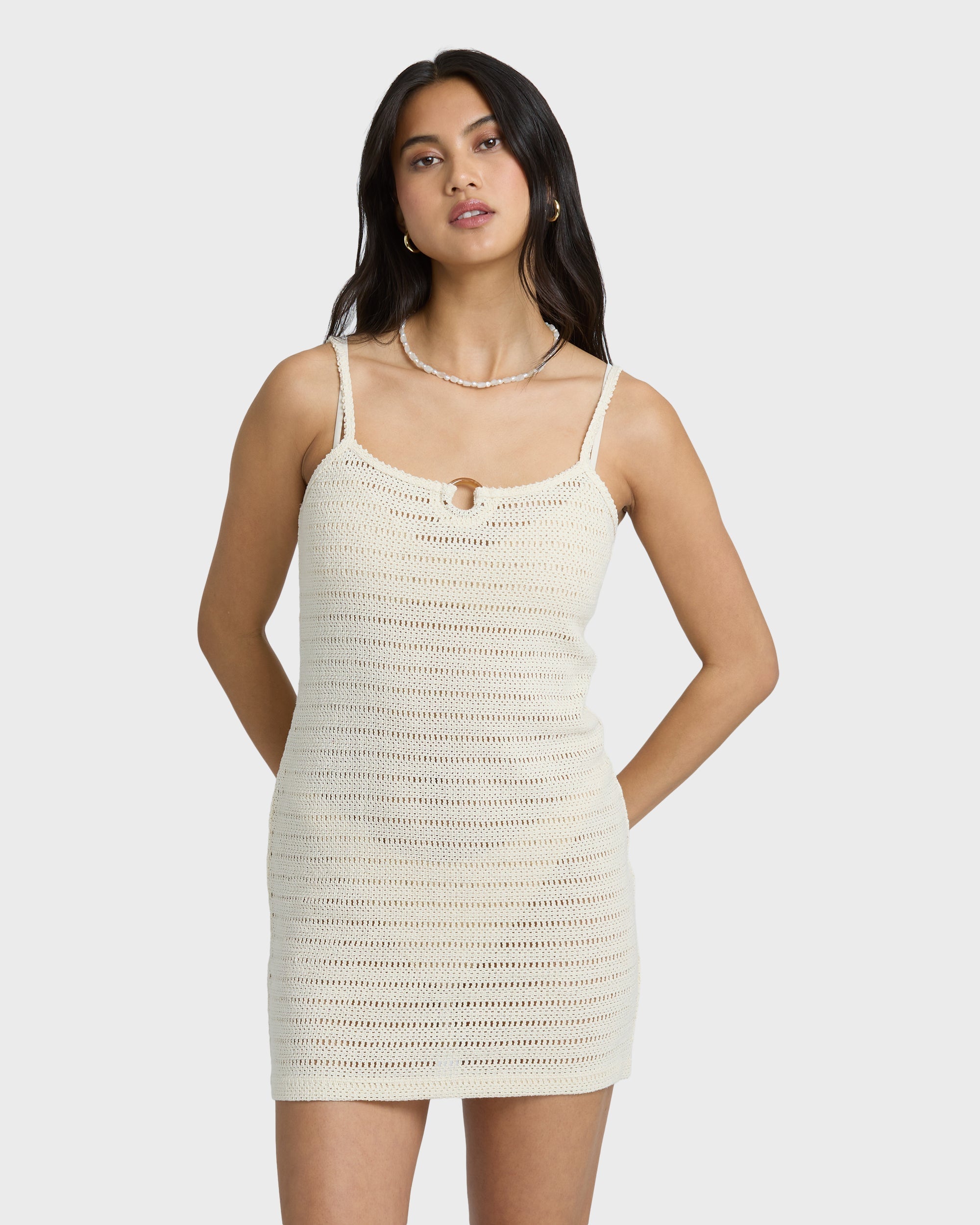 Billabong Kora Mini Dress - White Cap