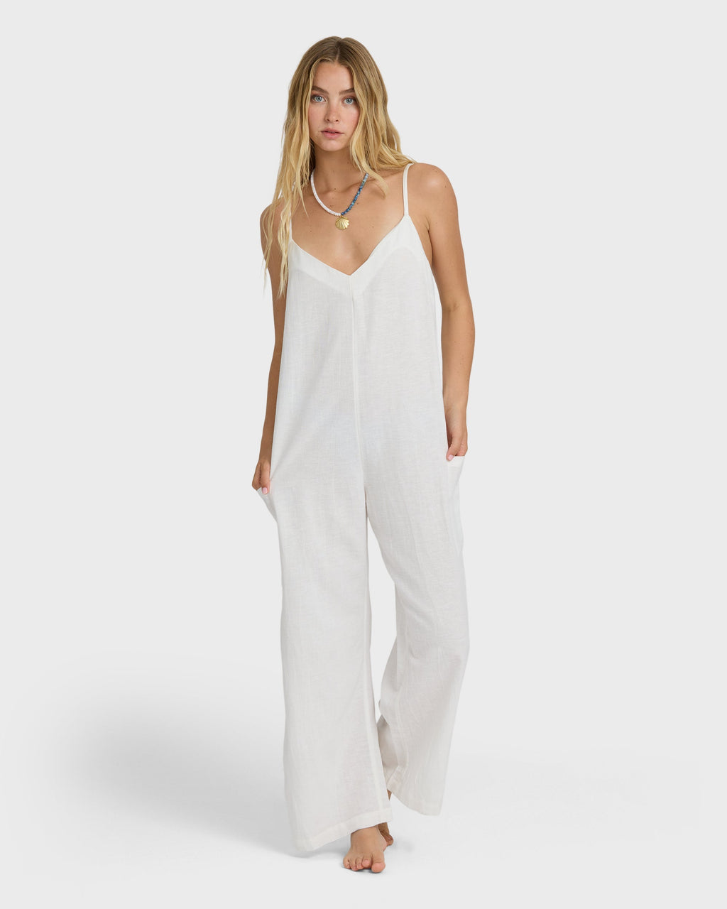 Billabong Day To Day Romper - Salt Crystal